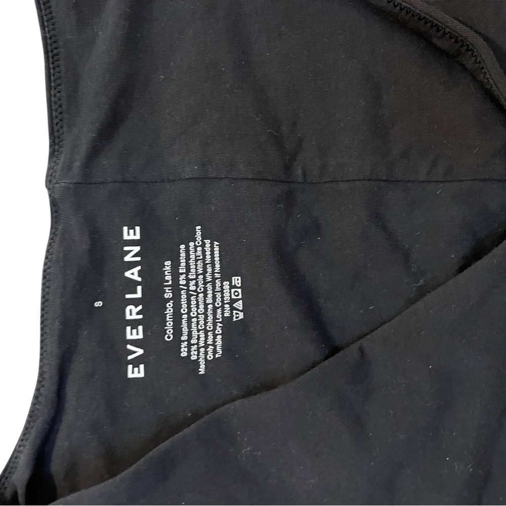 Everlane Black Long sleeve bodysuit size small